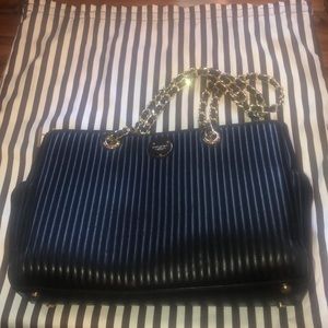Henri Bendel black tote handbag, gently used